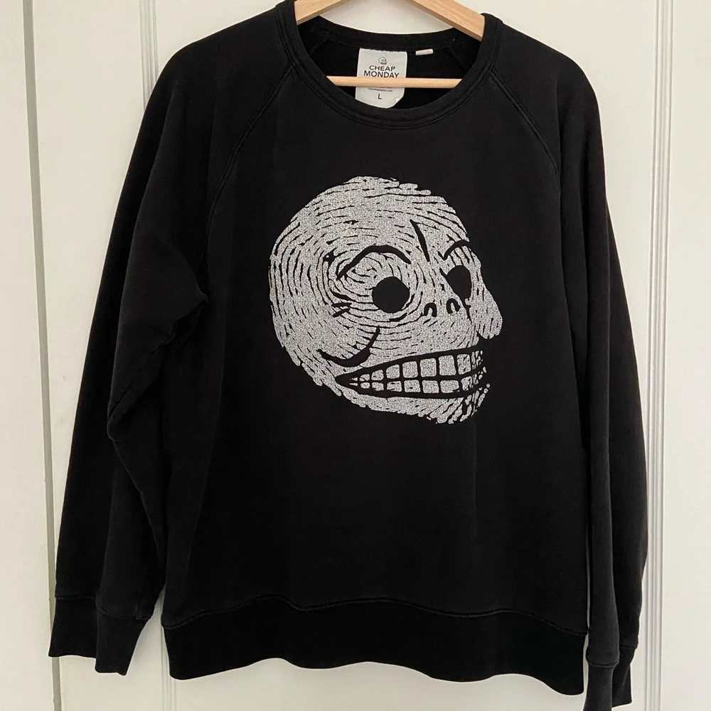 Cheap Monday Men's Graphic Crewneck Sweatshirt - Picture 1 of 4